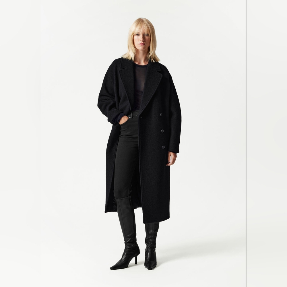 & Other Stories Voluminous Belted Wool Coat